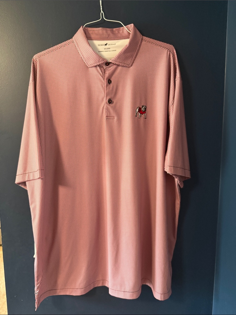 Men's Lightweight UGA Performance Polo with Embroidered Motif